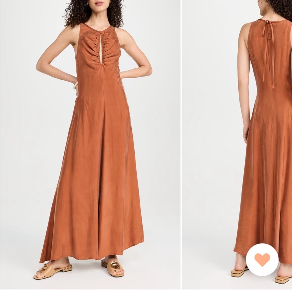 NWT 87Origins Folusho Rust Maxi Dress